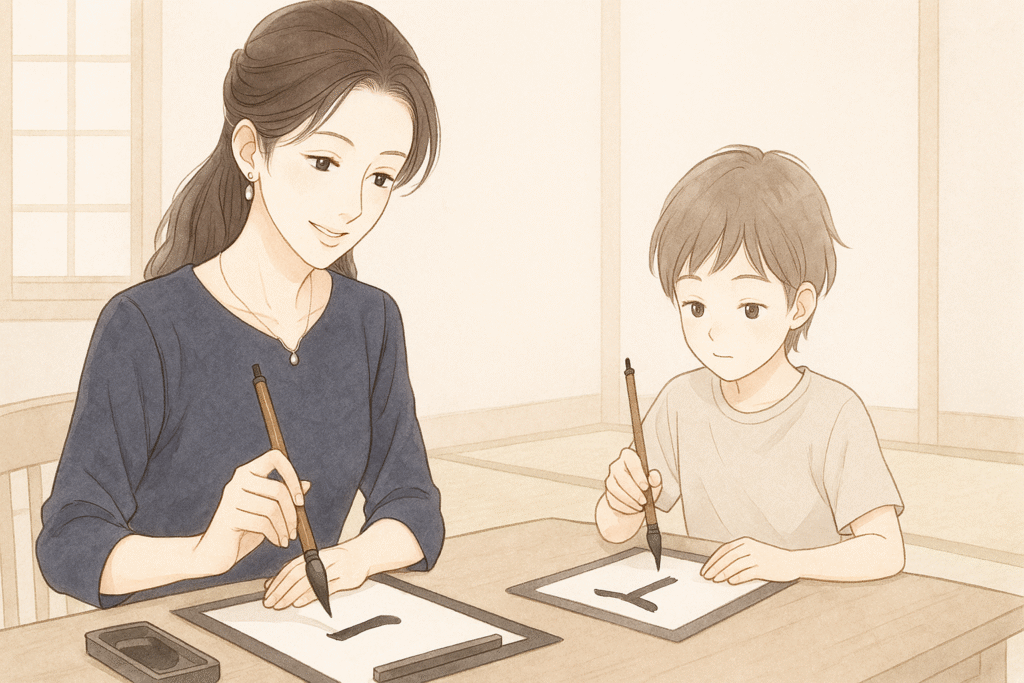 40代主婦ブロガー：習字を習い始めて整える習慣をプラス